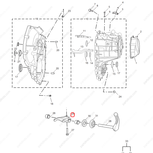 MG Clutch release fork OEM S24108811 FOR  MG5 MG GT