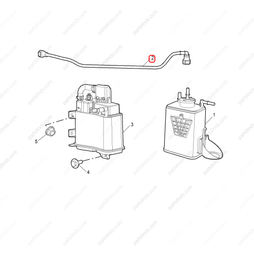 MG Activated carbon canister ventilation pipe OEM 10414360 FOR  MG5