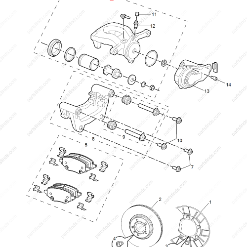 MG Wheel Cylinder OEM 10634453 FOR  MG HS