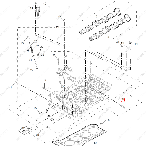 MG Exhaust pipe screw OEM 90004293 FOR  MG ZS MG350 MG3 MG5 MG GT MG3 Xross