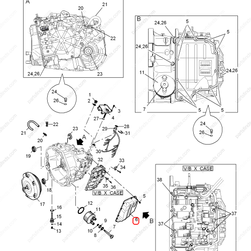 MG Transmission oil pan OEM 10107818 FOR  MG350 MG5