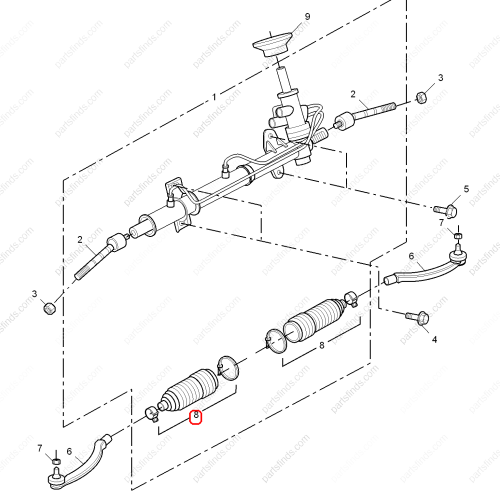 MG Steering Gear Rack Boot OEM QFWS0011A FOR  MG550 MG6