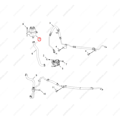 MG Power Steering Reservoir OEM 10086073 FOR  MG350 MG5