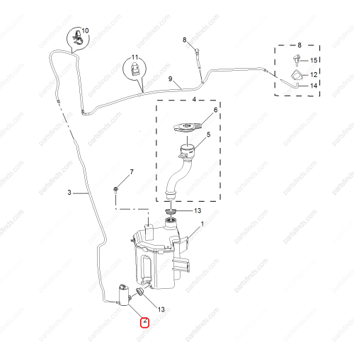 MG Washer Pump OEM 50012393 FOR  MG350