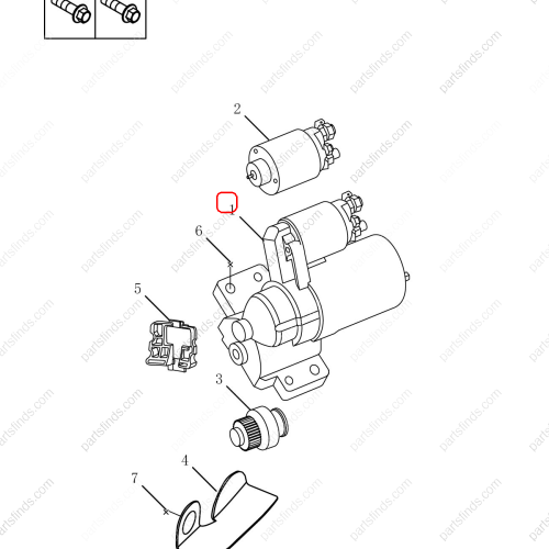 GEELY Starter motor OEM 2043000900 / 1016052183 FOR  Emgrand GT