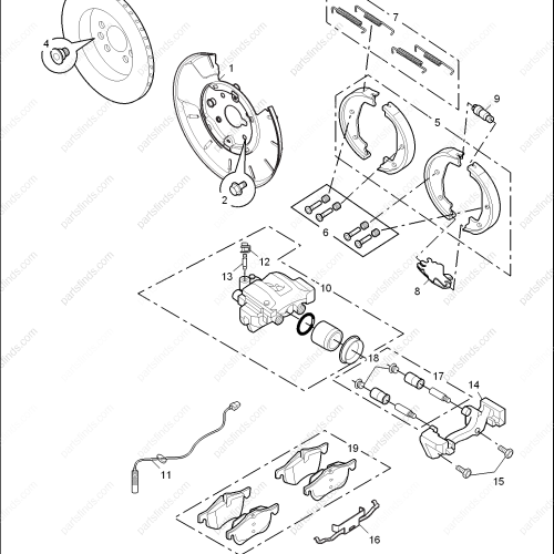 MG Brake disc OEM 10008343 FOR  MG550 MG6