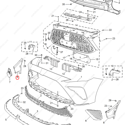 MG Intake port OEM 11034457 FOR  MG GT