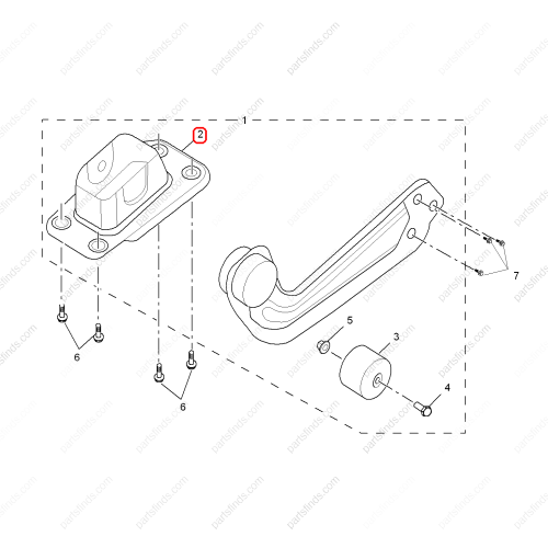 MG Control arm bracket OEM 10094086 FOR  RX5 MG GS