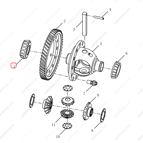 GEELY Differential bearing OEM 3036005300 / 3016019338 FOR  Binrui Emgrand