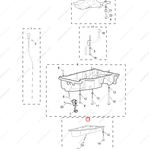 MG Engine oil pan OEM 10451353 FOR  MG6 MG5 MG HS MG GT RX5