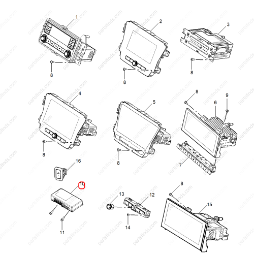 MG Communication control unit OEM 10747895 FOR  MG5