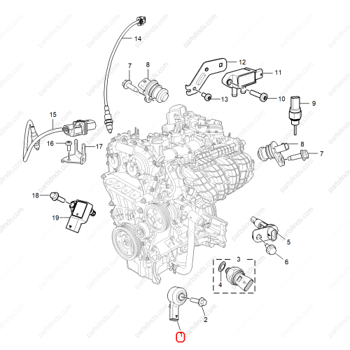 MG Knock sensor OEM 10719061 FOR  MG5