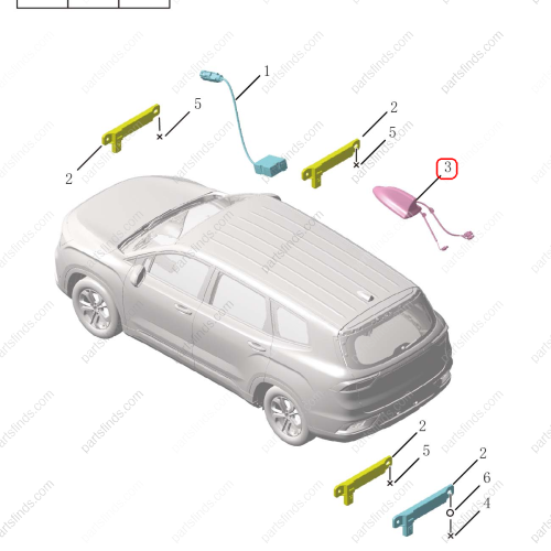 GEELY Antenna OEM 7085020900 / 8891259660 FOR  OKAVANGO