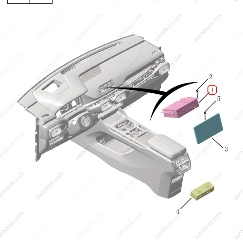 GEELY Multimedia control unit OEM 7079038400 / 8890630679 FOR  OKAVANGO