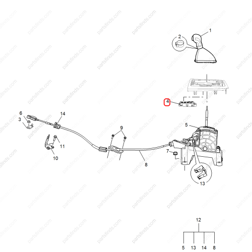 MG Gear position display OEM 10571301 FOR  MG6