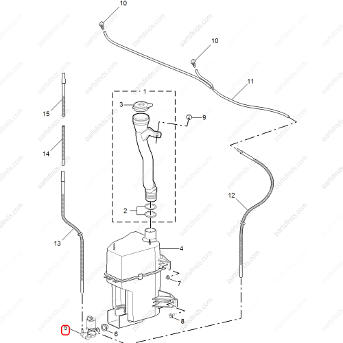 MG Washer Pump OEM 10361599 FOR  MG ZS