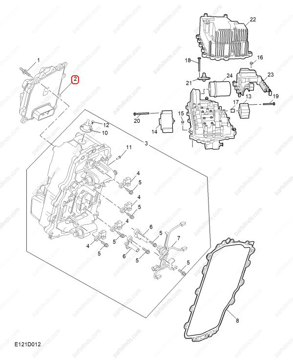 MG Transmission Control Unit OEM 10872001 FOR MG6 MG HS