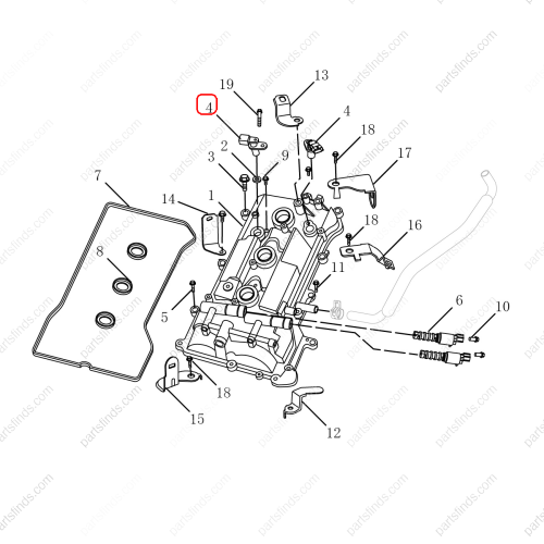 GEELY Camshaft position sensor OEM 1025000700 / 1086001128 FOR  OKAVANGO Binrui GC2 EC7 CK Emgrand GC7 Emgrand X7 Sport GC6