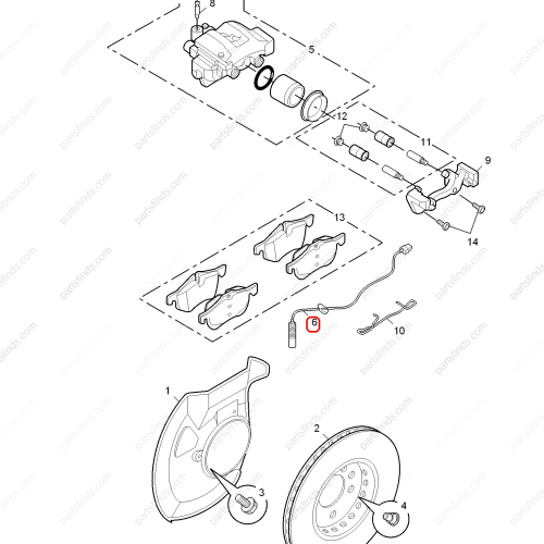 MG Brake sensor wire OEM 10075110 FOR  MG550 MG6