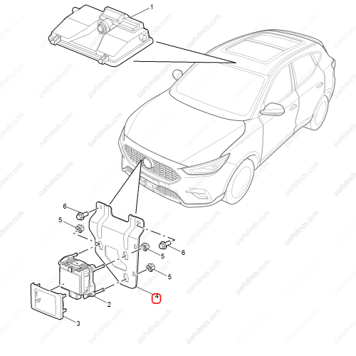 MG Cruise computer bracket OEM 10703728 FOR  MG ZS