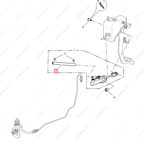 MG Clutch oil pipe OEM 10035667 FOR  MG350 MG5