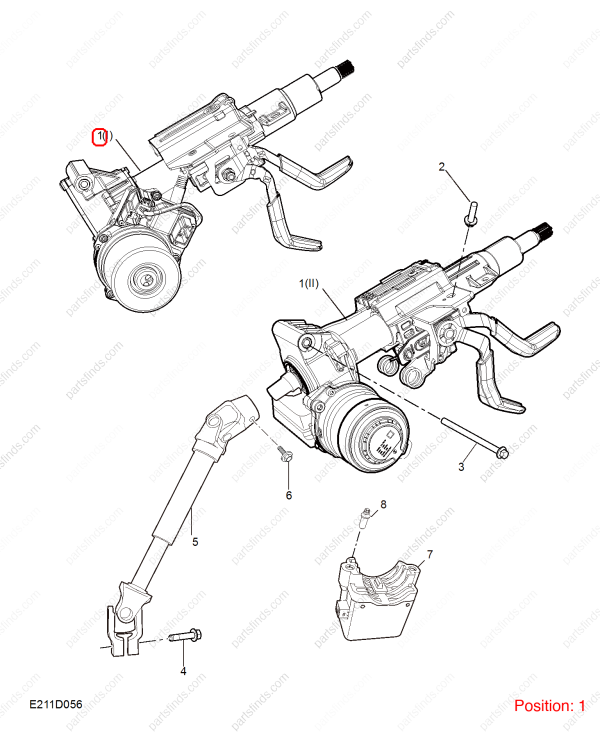 MG Steering column OEM 11078773 FOR MG HS