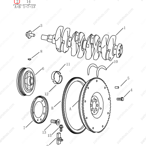 GEELY Flywheel OEM 1016058040 FOR  Binrui