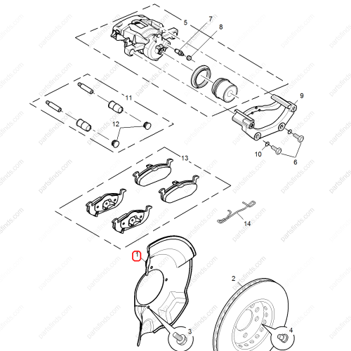 MG Brake shield OEM 10050101 FOR  MG350 MG5