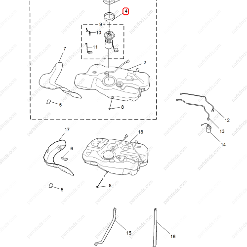 MG Fuel pump gasket OEM 10187174 FOR  MG6