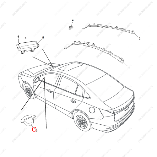 MG Main airbag OEM 11351431PHD FOR  MG5