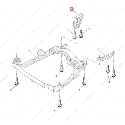 MG Front axle bracket OEM 10213284 FOR  MG HS RX5 MG GS