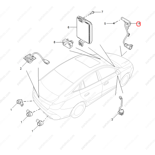 MG Camera OEM 11142335 FOR  MG GT