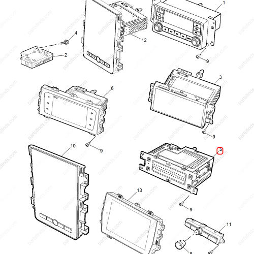 MG Navigation control unit OEM 10622948 FOR  MG6