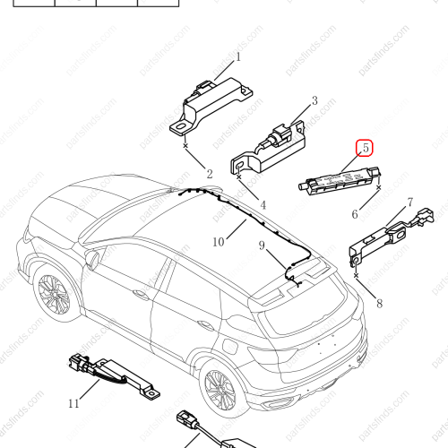 GEELY Signal amplifier OEM 7085014000 / 6600003519 FOR  Coolray