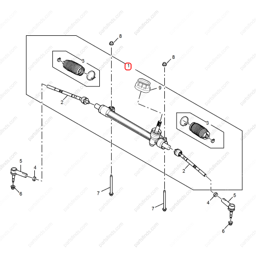 MG Steering gear OEM 10437500 FOR  MG5