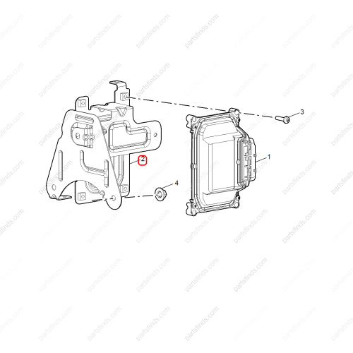 MG Transmission computer bracket OEM 10716511 FOR  MG ZS