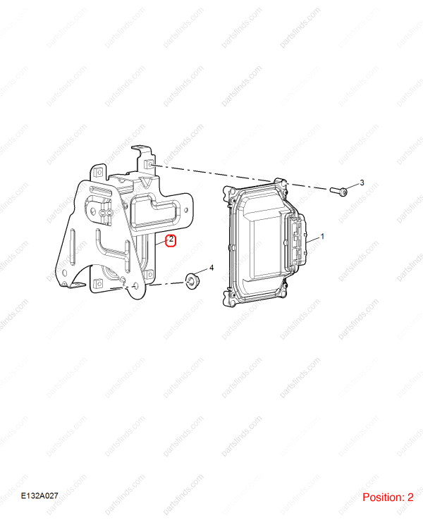 MG Transmission computer bracket OEM 10716511 FOR MG ZS