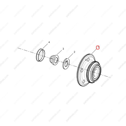 MG Wheel bearing OEM 10094254 FOR  MG ZS