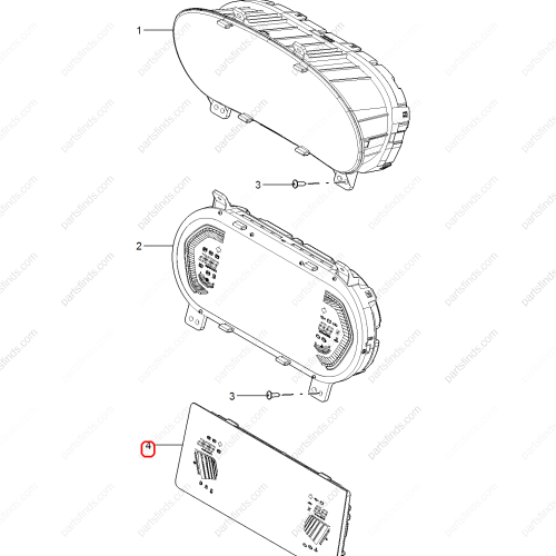 MG Combination instrument assembly OEM 11376657 FOR  MG GT