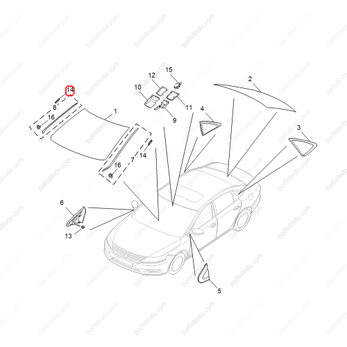 MG Buckle OEM 10554636 FOR  MG6