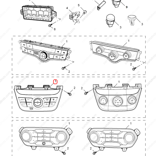 MG Air conditioning control panel OEM 10104065ESA FOR  MG350