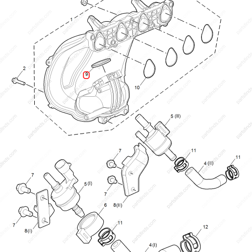 MG Throttle body gasket OEM 10357996 FOR  MG ZS MG5 MG GT