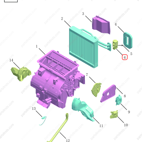 GEELY Expansion valve OEM 8020023800 / 1116000232 FOR  Binrui