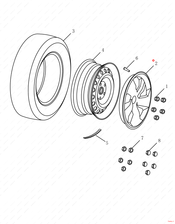 GEELY Wheel Center Cap OEM 4024005200 / 1014026766 FOR Emgrand GT