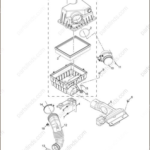 MG Air Intake Hose OEM 30025810 FOR  MG350 MG5