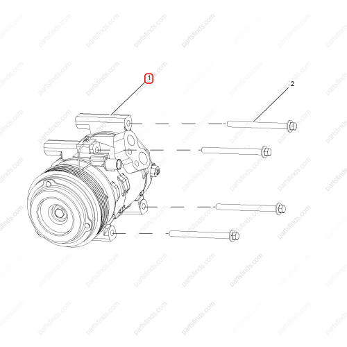 MG A/C Compressor OEM 10068200 FOR  MG350 MG3 MG5 MG3 Xross