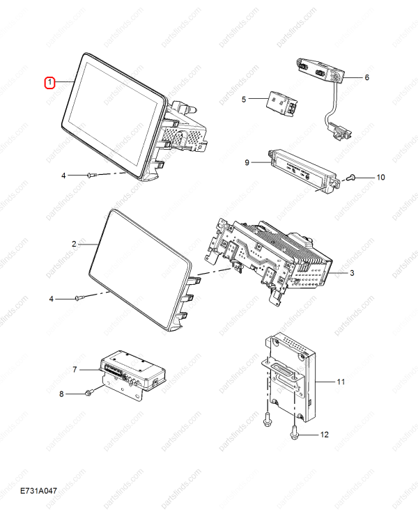 MG Multimedia player OEM 11093916 FOR  MG ZS