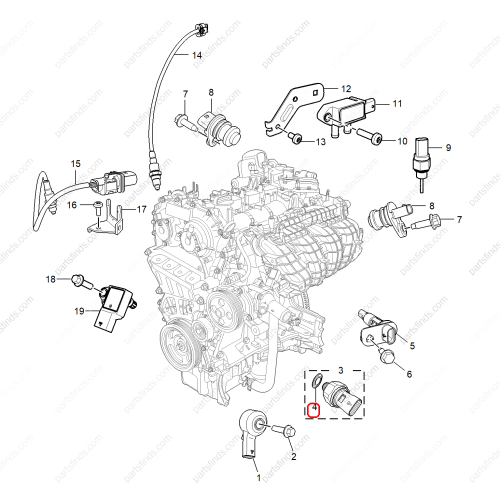 MG Engine oil pressure sensor gasket OEM 10984521 FOR  MG5