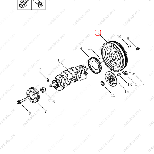 GEELY Flywheel OEM 1040006700 / 1016056335 FOR  Emgrand X7 Sport