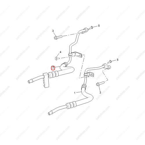 MG Transmission oil pipe OEM 14326202 FOR  MG5